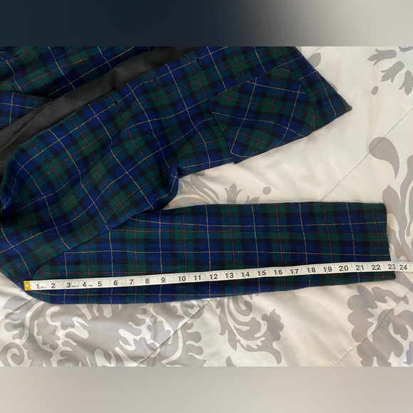 Vintage Pendleton Tartan Plaid Wool Blazer Jacket S - Picture 6 of 12